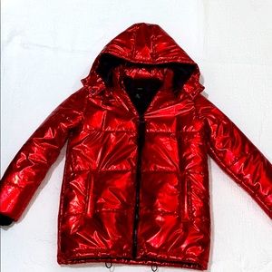 Forever 21 Red Flashy Jacket Never Worn